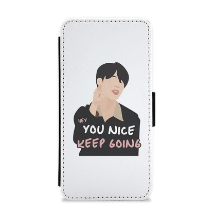 You Nice Keep Going - BTS Flip / Wallet Phone Case