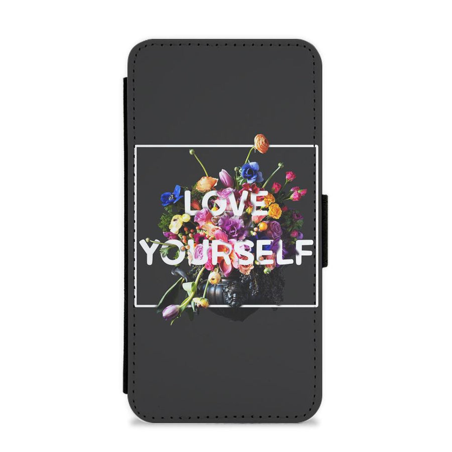 Floral Love Yourself - BTS Flip / Wallet Phone Case
