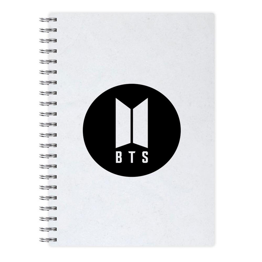 BTS logo Black - BTS Notebook