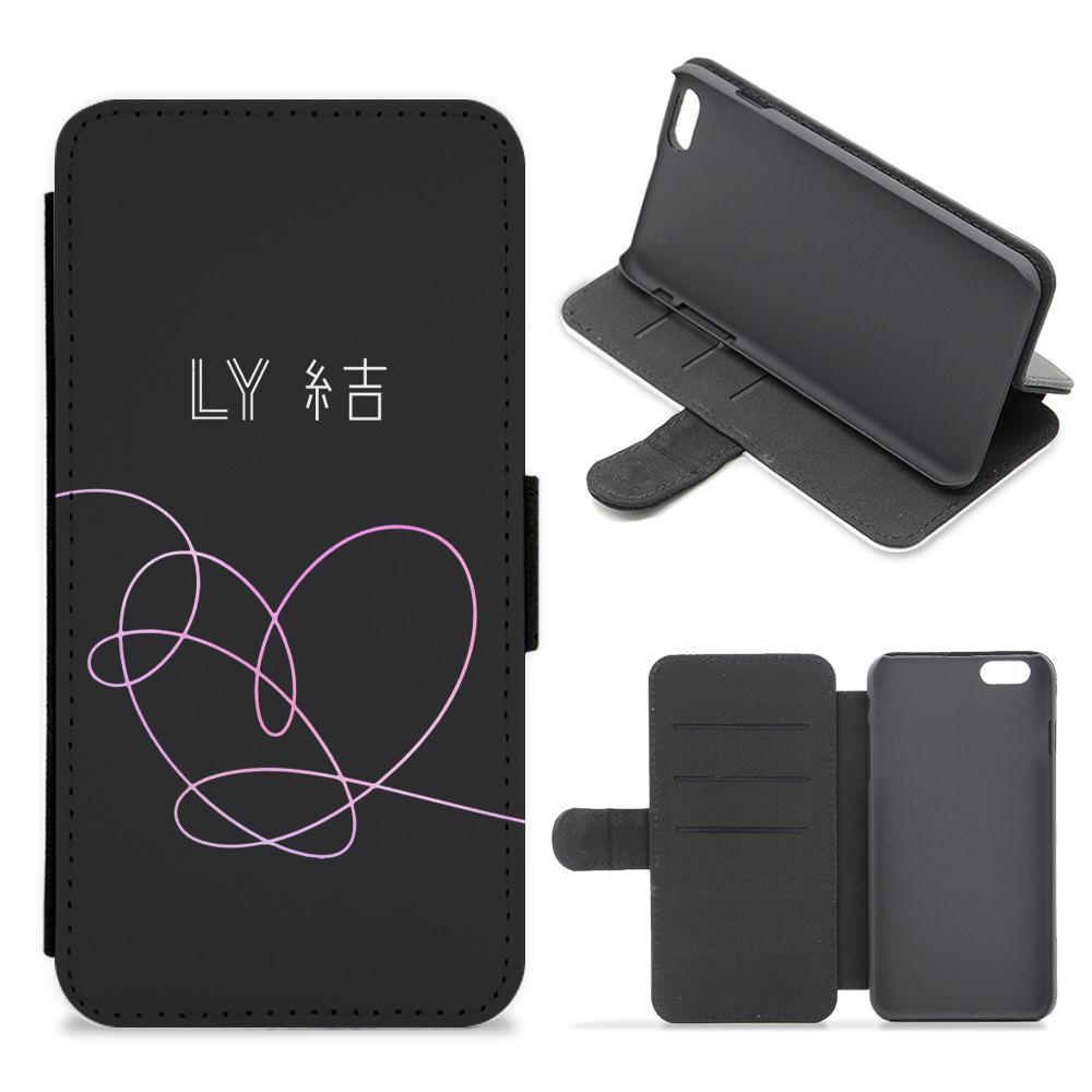 LY Heart - BTS  Flip / Wallet Phone Case
