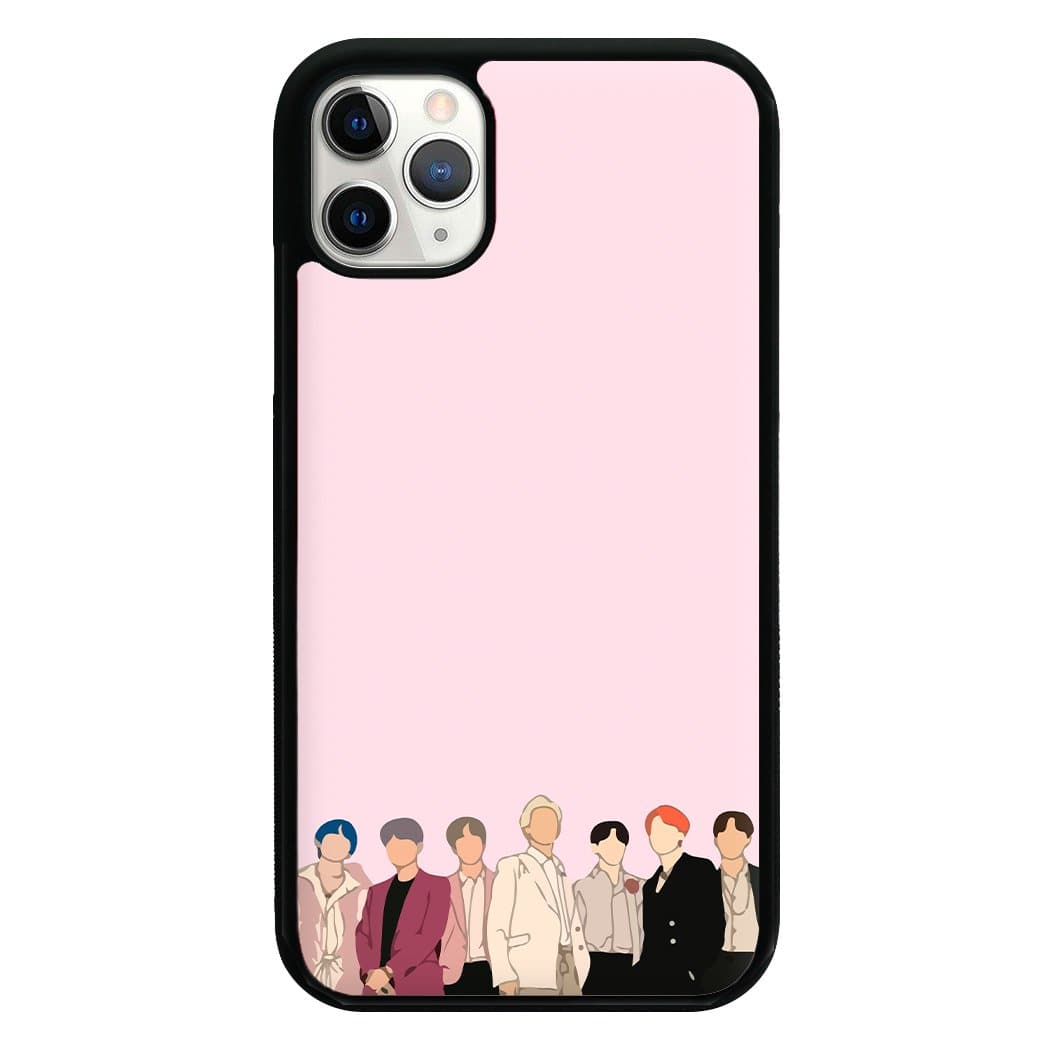 Faceless BTS Band Phone Case