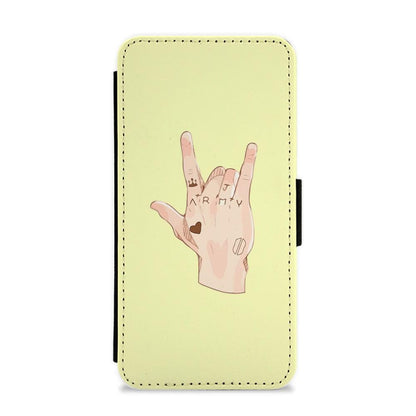 BTS Army Hand  Flip / Wallet Phone Case