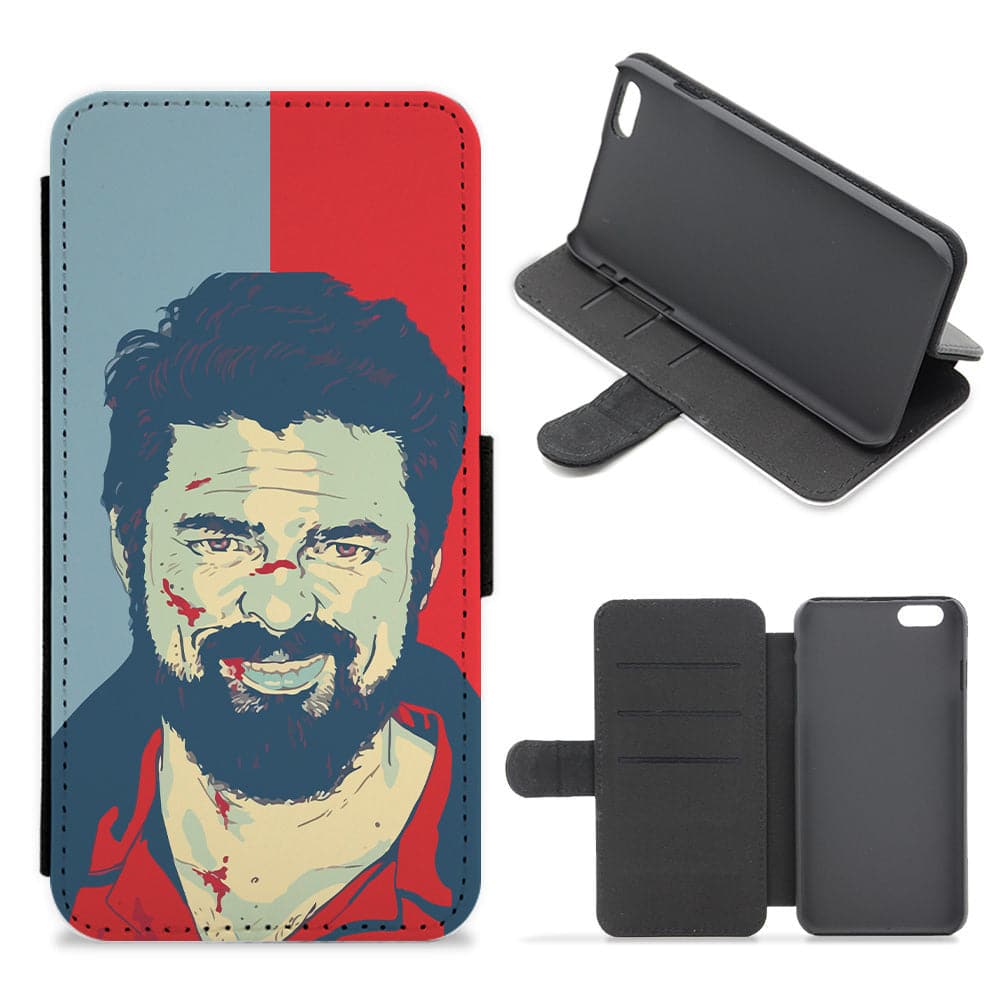 Billy Butcher Face - The Boys Flip / Wallet Phone Case