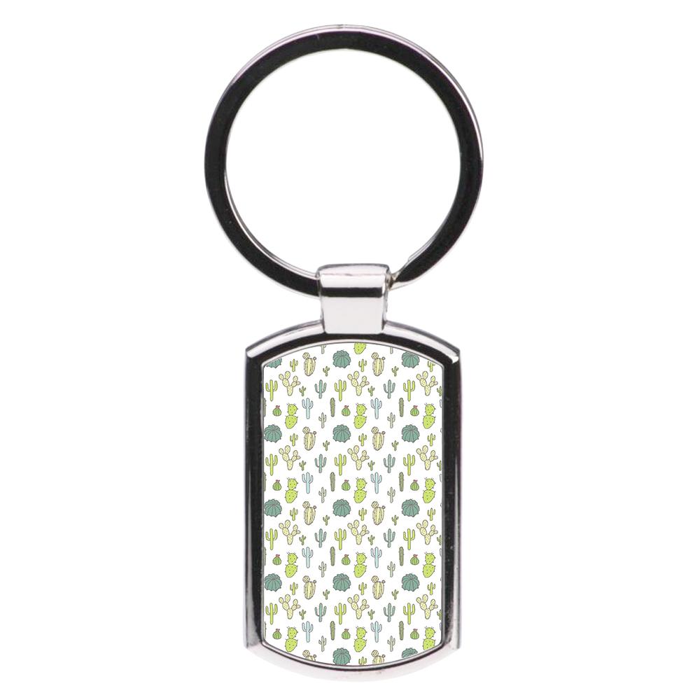 Cactus Pattern Luxury Keyring