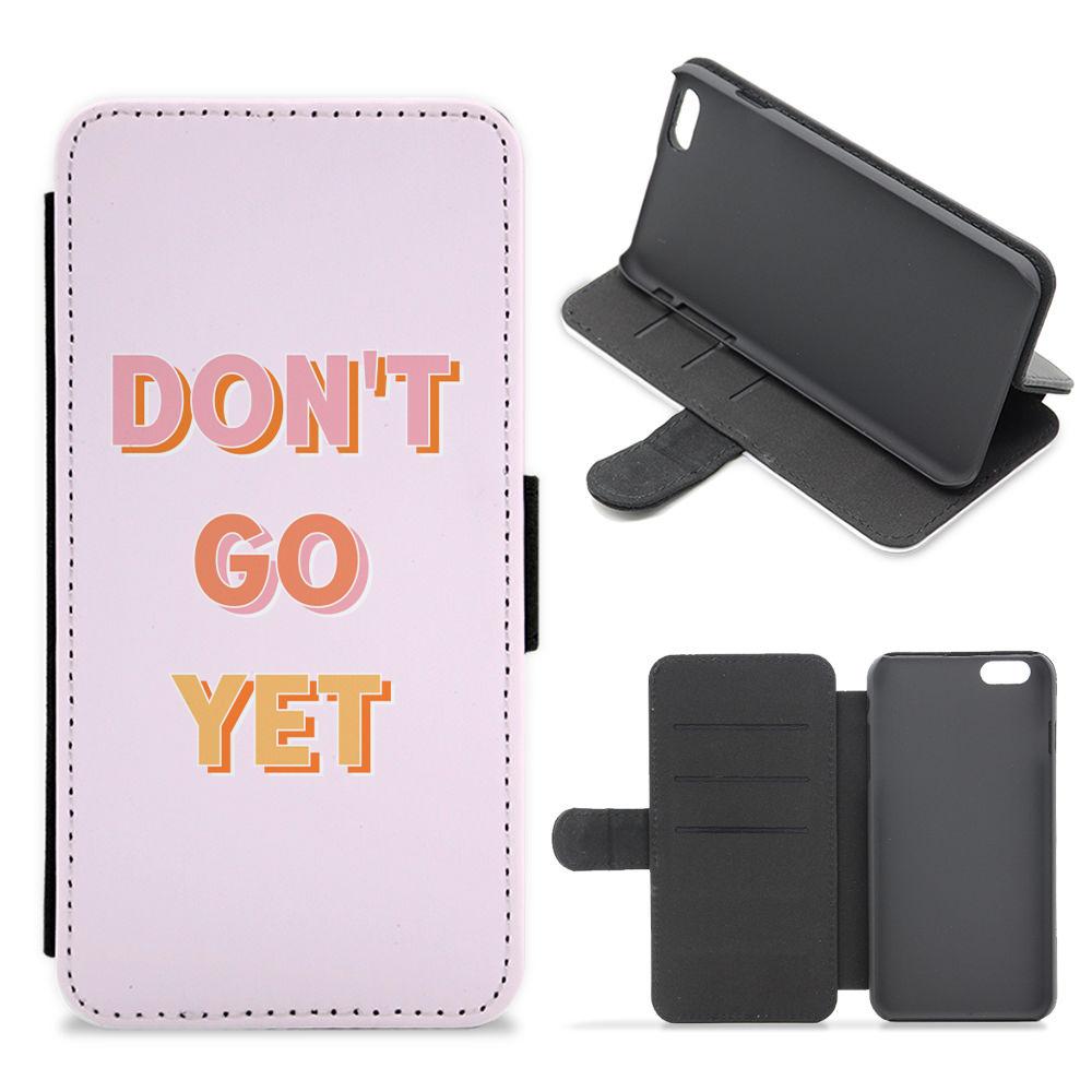 Dont Go Yet - Camila Cabello Flip / Wallet Phone Case