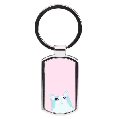 Curious Cat Luxury Keyring