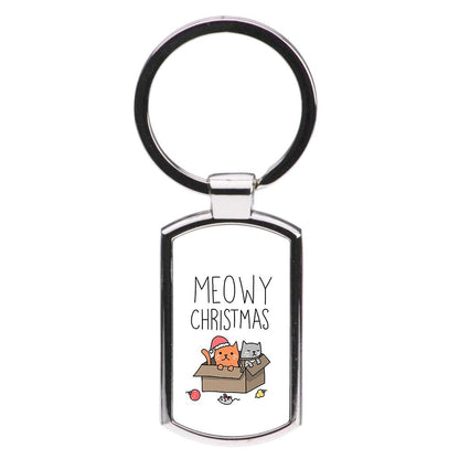 Meowy Christmas Luxury Keyring