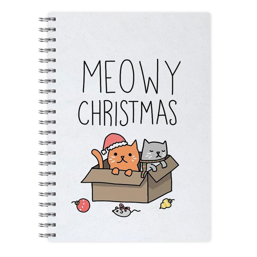 Meowy Christmas Notebook - Fun Cases