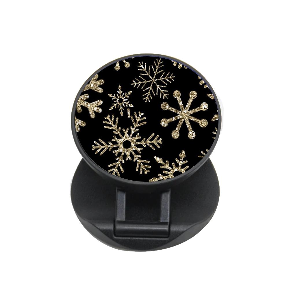 Gold Snowflake Pattern FunGrip