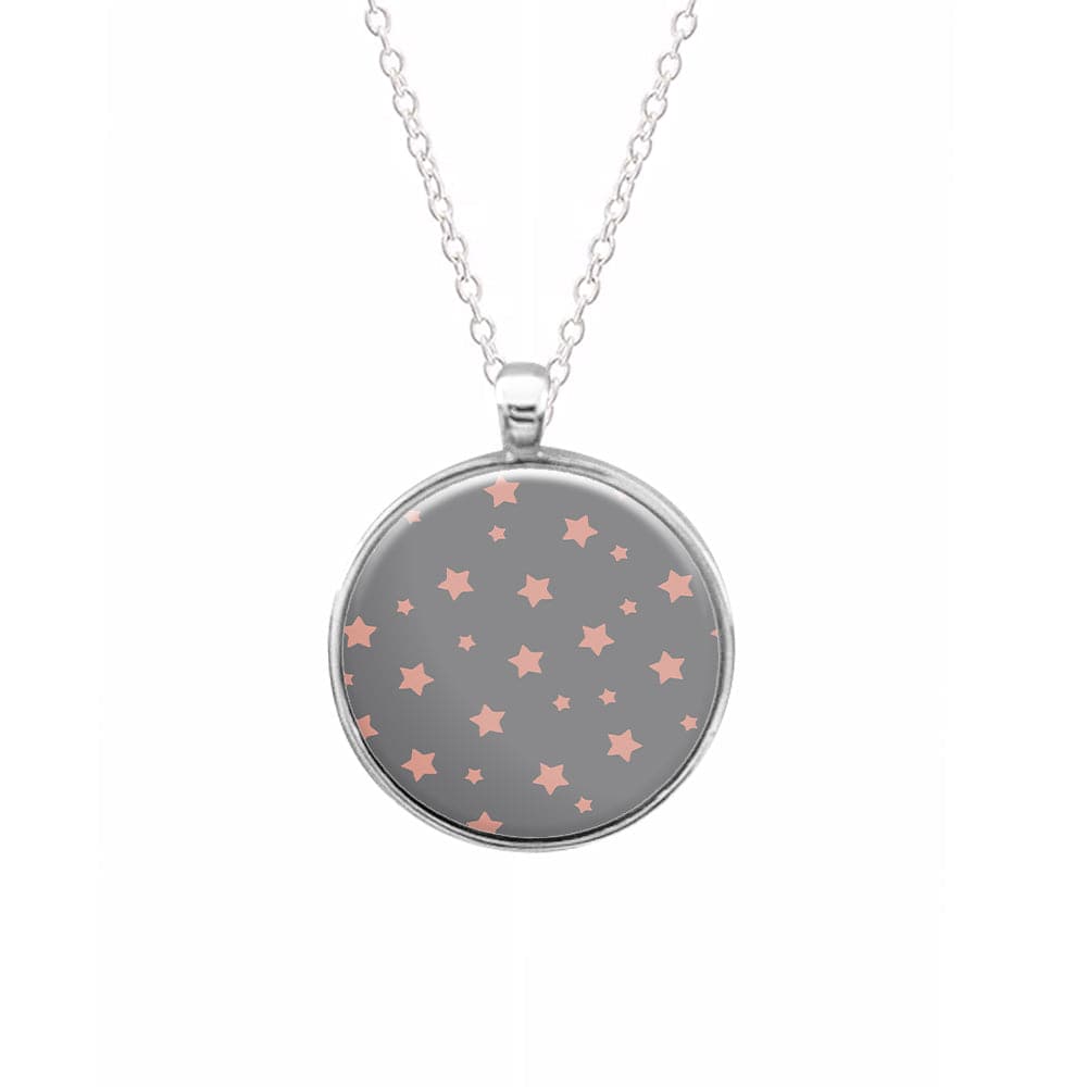 Rose Gold Star Pattern Necklace