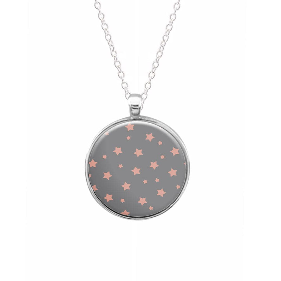 Rose Gold Star Pattern Necklace