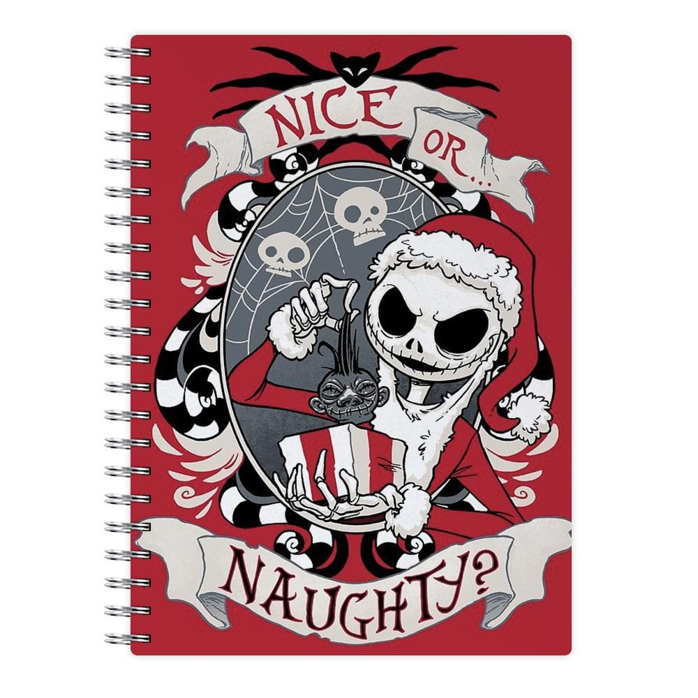 Nice Or Naughty - A Nightmare Before Christmas Notebook