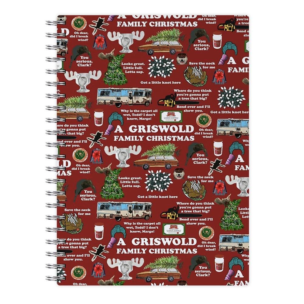 Christmas Holiday Collage Notebook