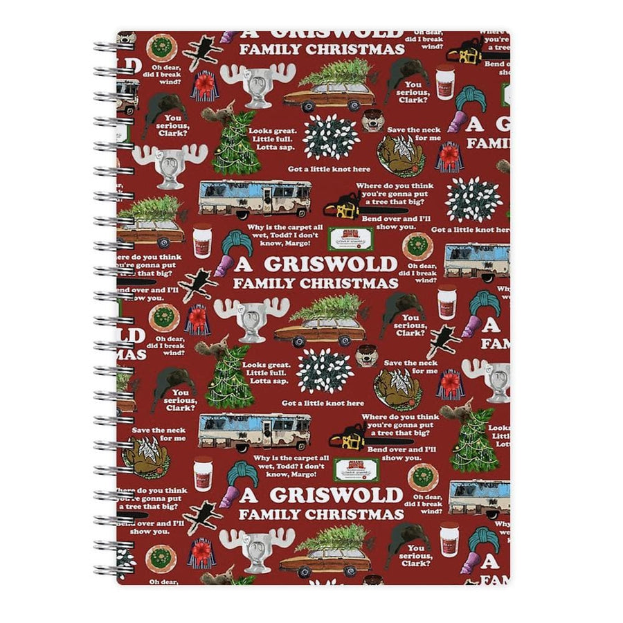 Christmas Holiday Collage Notebook