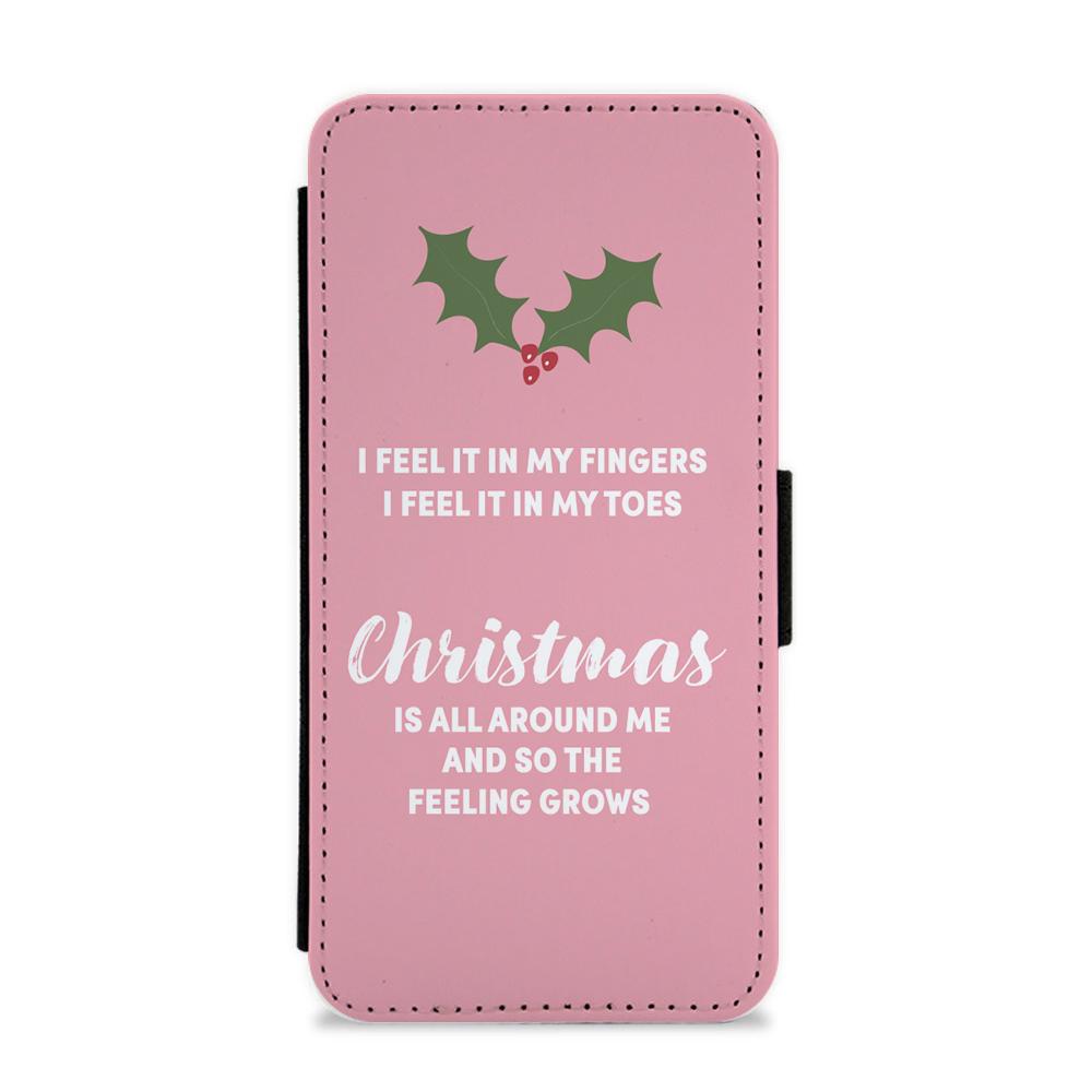 Christmas Is All Around Me - Love Actually Flip / Wallet Phone Case