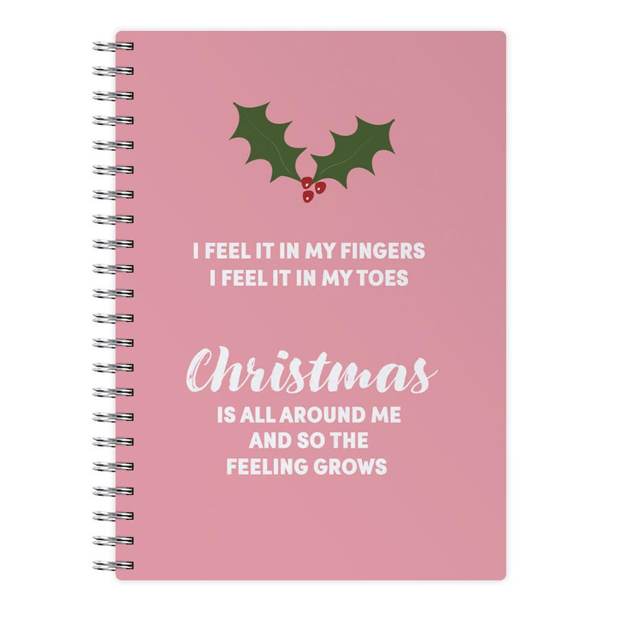 Christmas Is All Around Me - Love Actually Notebook