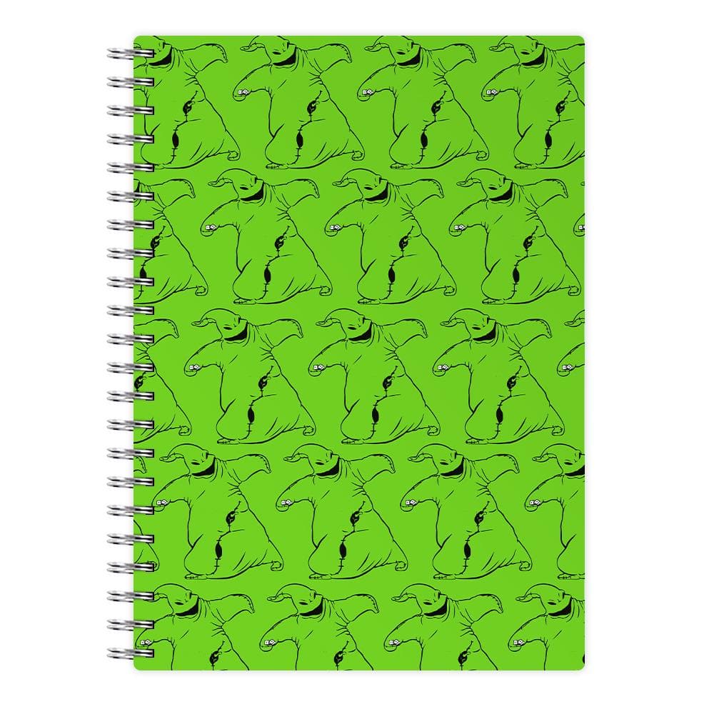 Oogie Boogie Pattern - Nightmare Before Christmas  Notebook