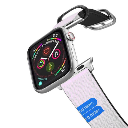 I Saw A Dog Text Apple Watch Strap