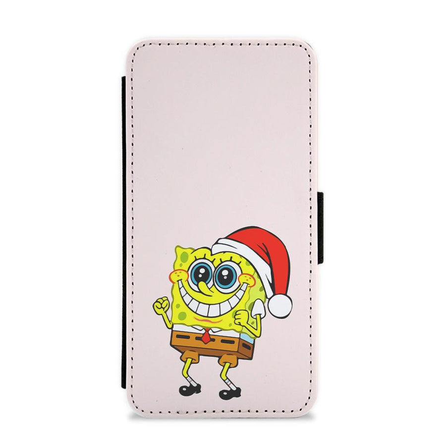 Spongebob - Christmas Flip / Wallet Phone Case
