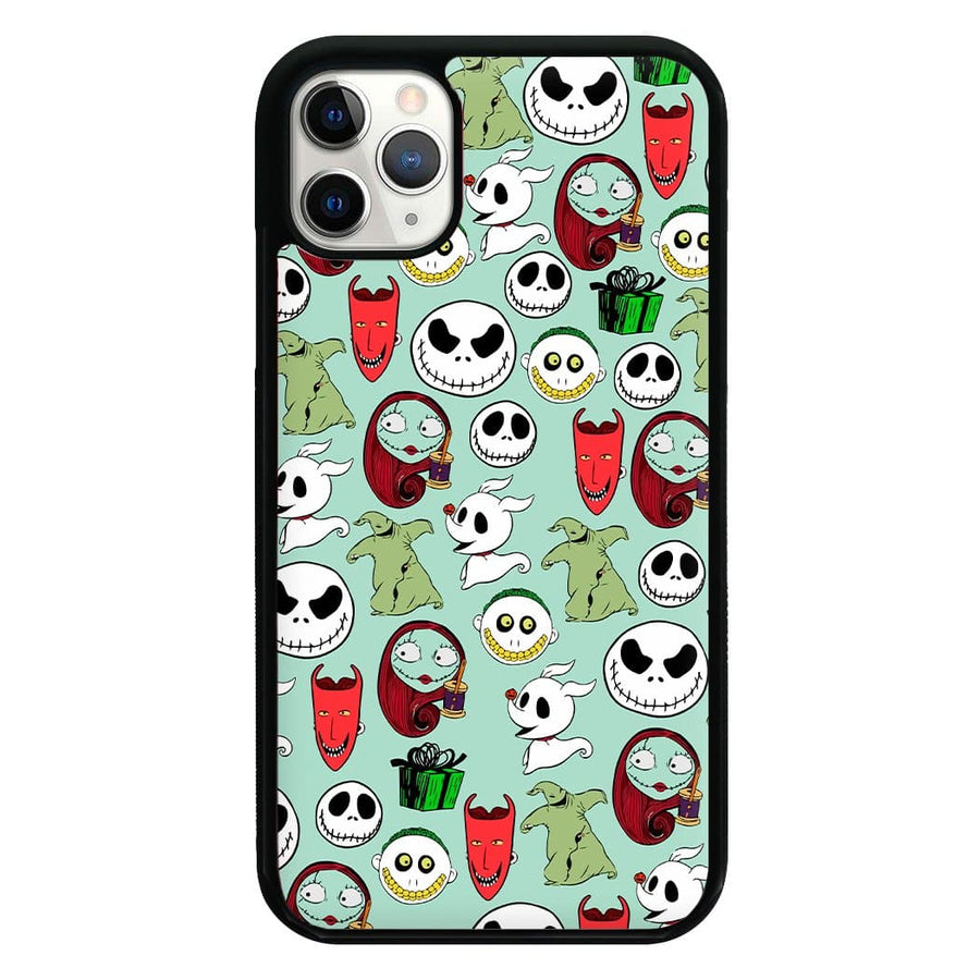 Nightmare Before Christmas Characters Pattern Phone Case