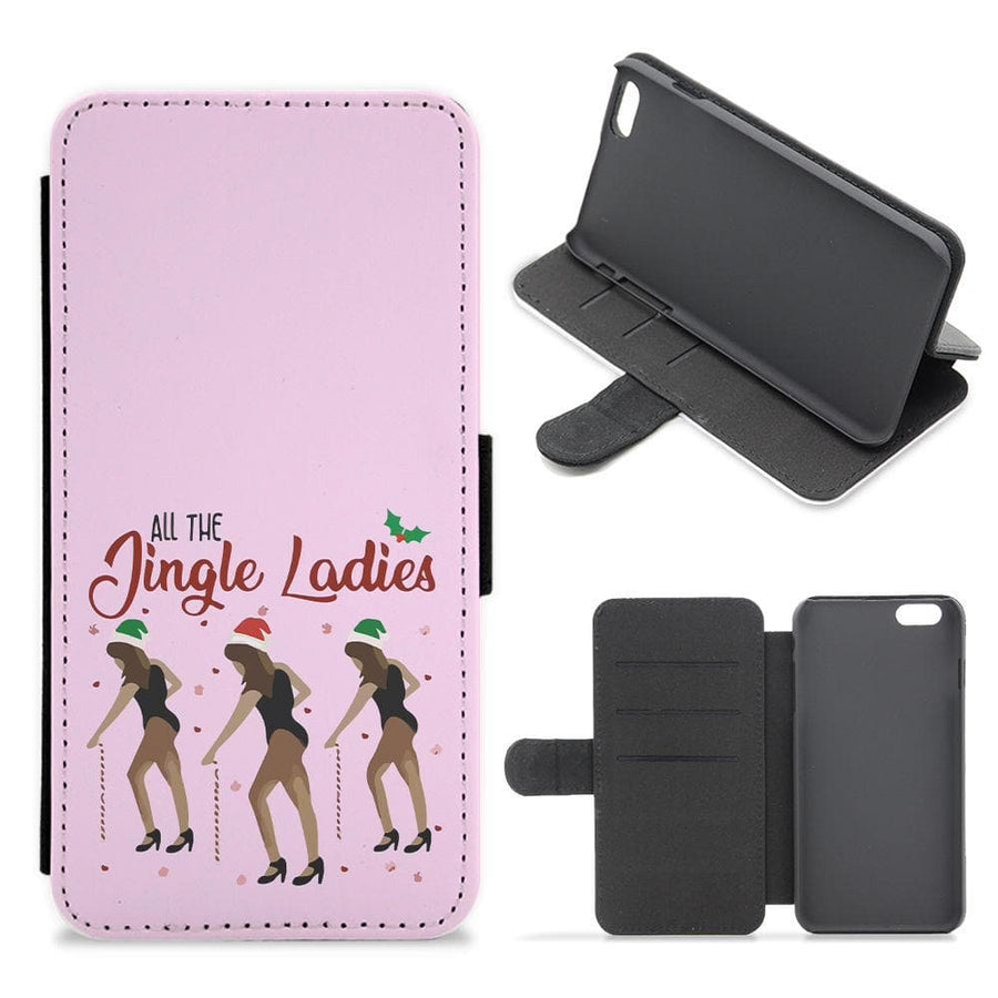 All the Jingle Ladies Beyonce - Christmas  Flip / Wallet Phone Case