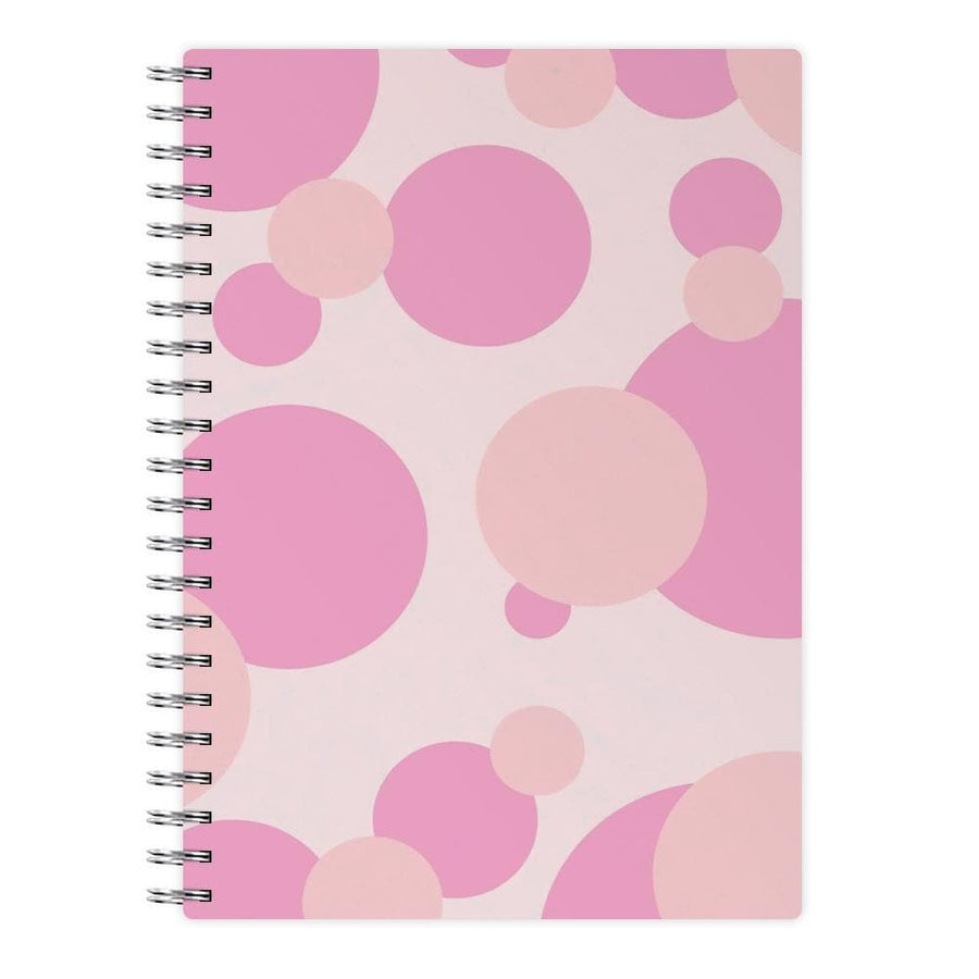 Pink Bubble Pattern  Notebook
