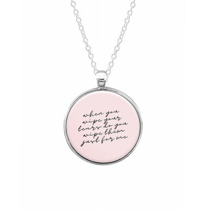 When You Wipe Your Tears - TikTok Trends Necklace