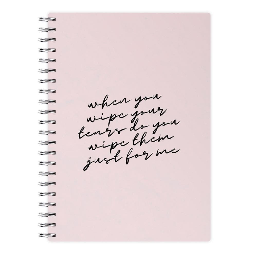 When You Wipe Your Tears - TikTok Trends Notebook