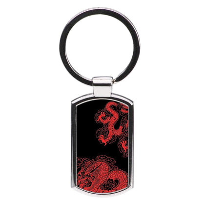 Red Dragon Luxury Keyring