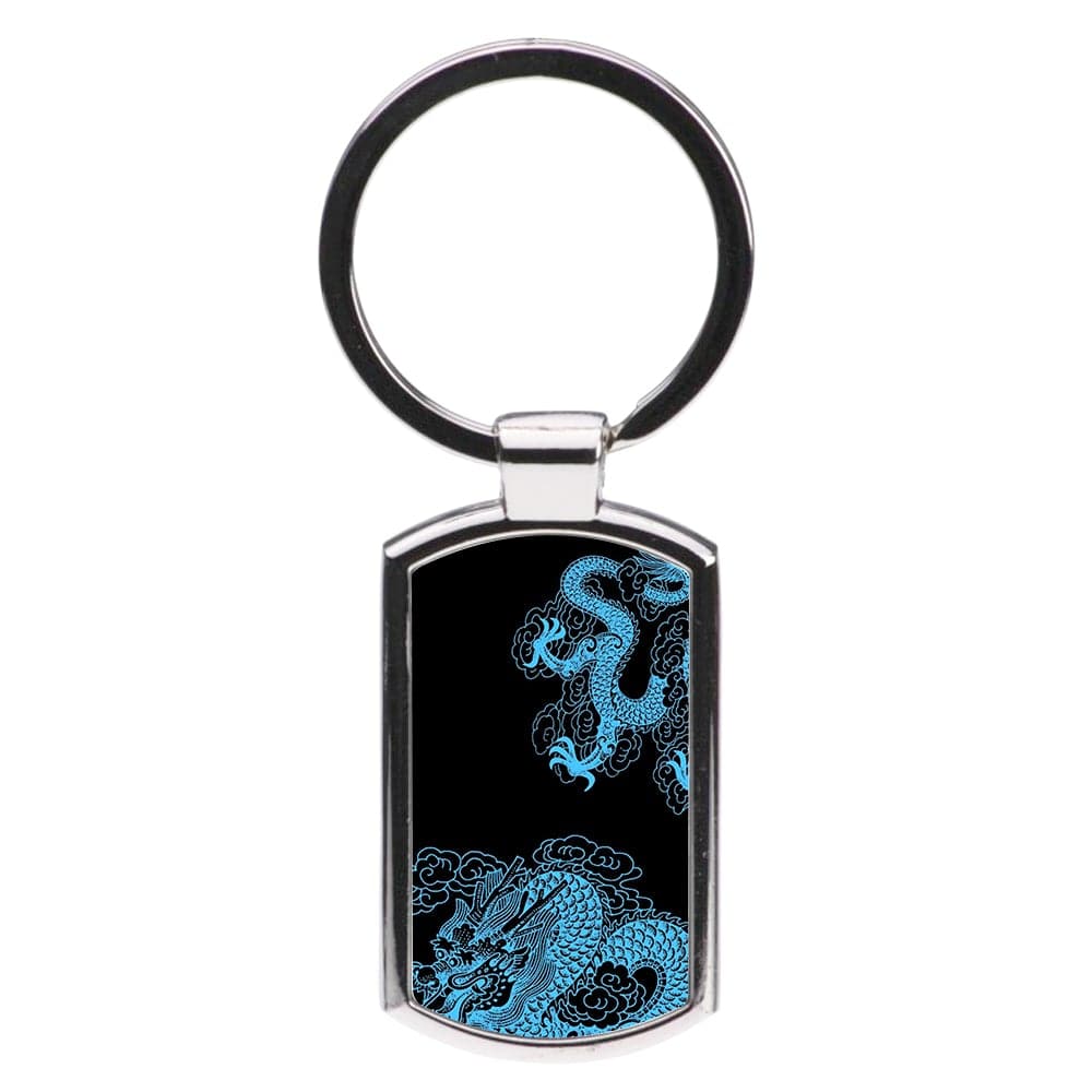 Blue Dragon Luxury Keyring