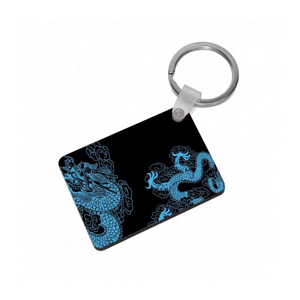 Blue Dragon Keyring