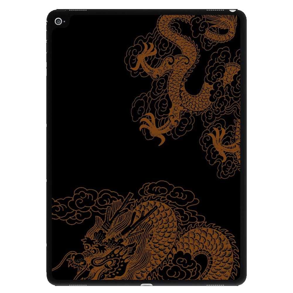 Orange Dragon iPad Case