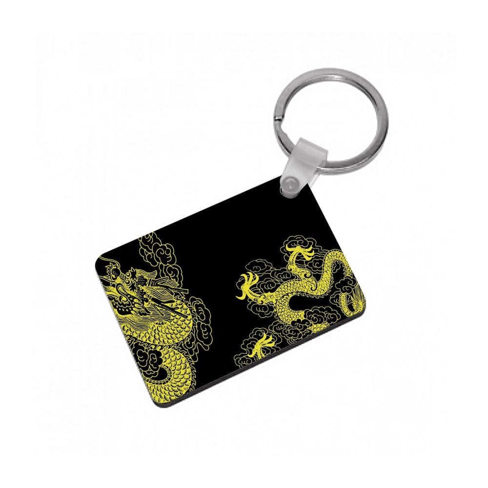 Yellow Dragon Keyring