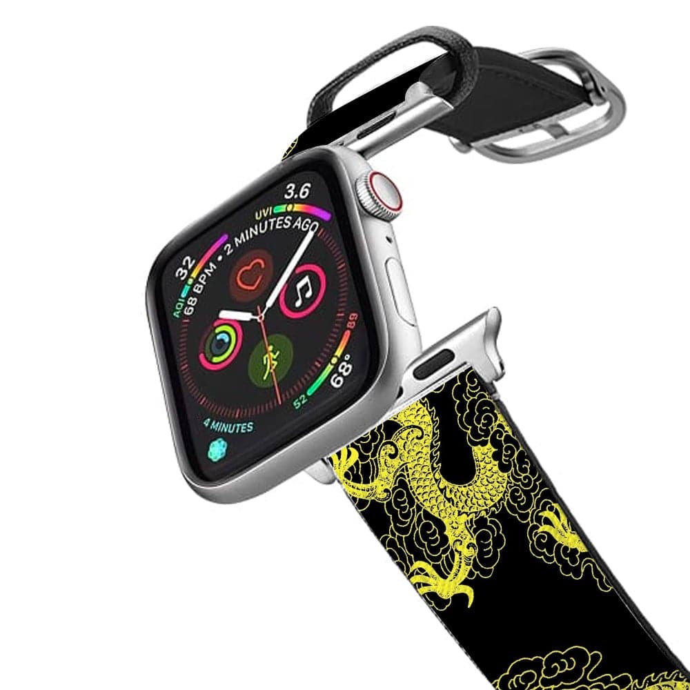 Yellow Dragon Apple Watch Strap