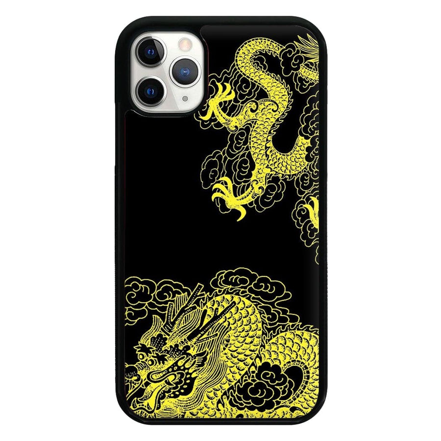 Yellow Dragon Phone Case