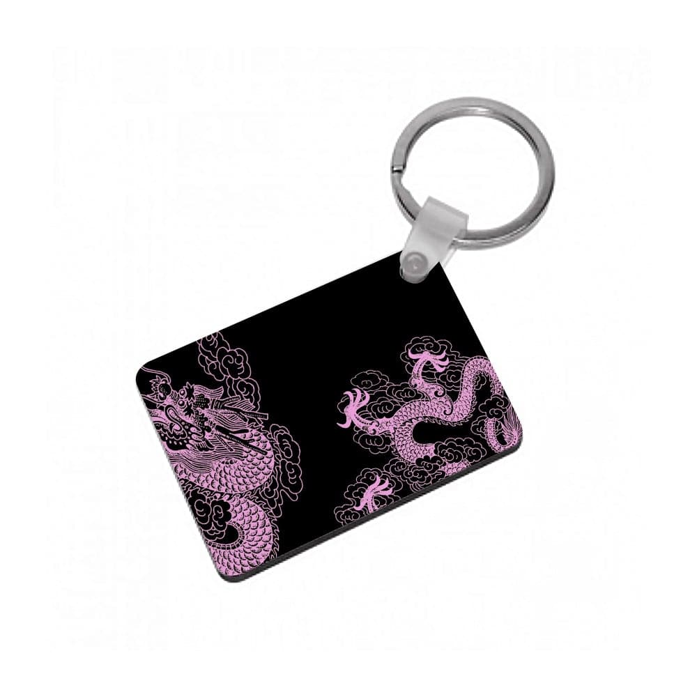 Purple Dragon Keyring