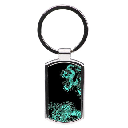 Green Dragon Luxury Keyring