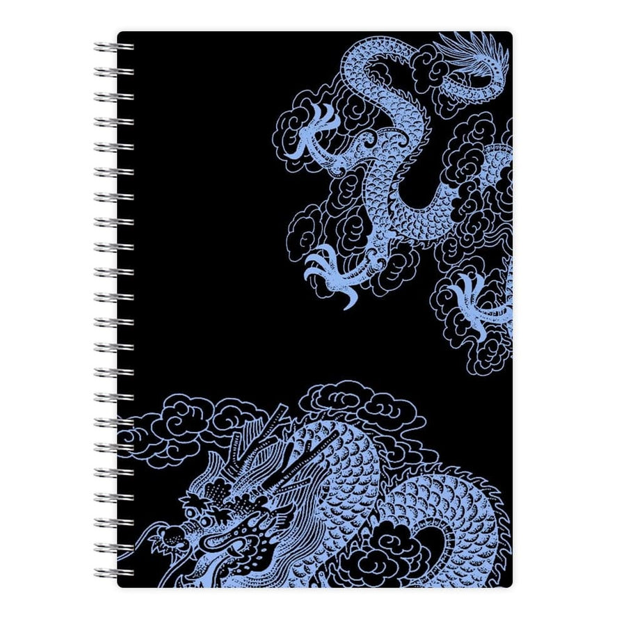 Dark Blue Dragon Notebook