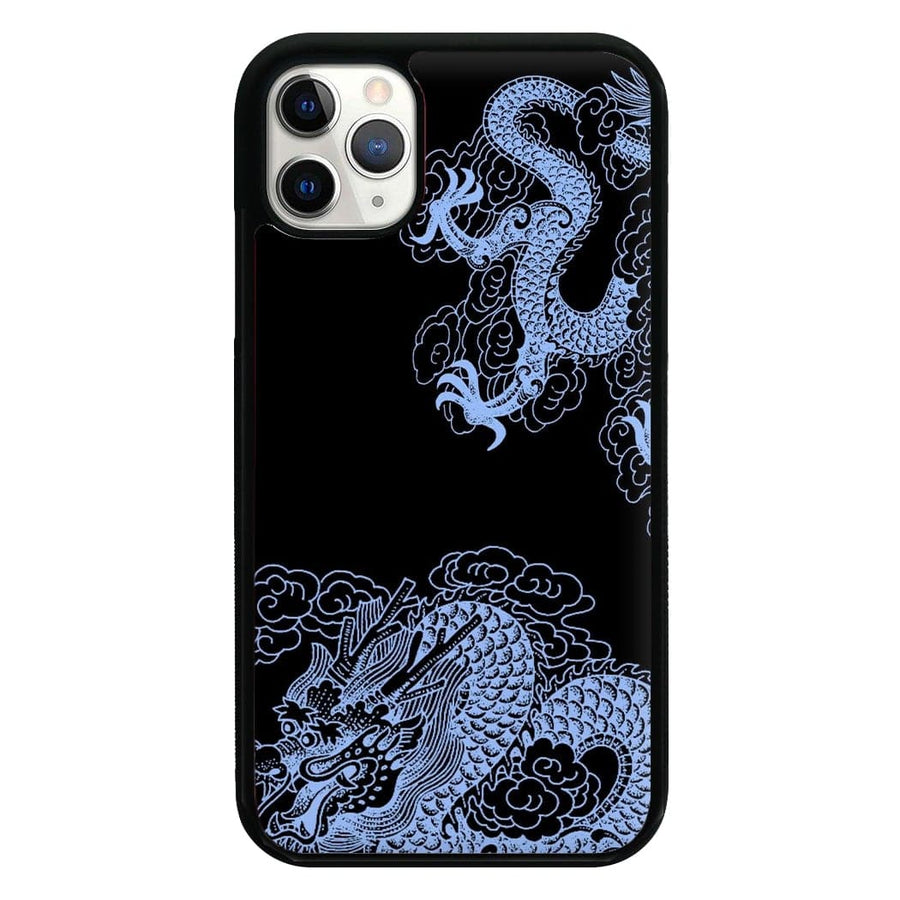 Dark Blue Dragon Phone Case