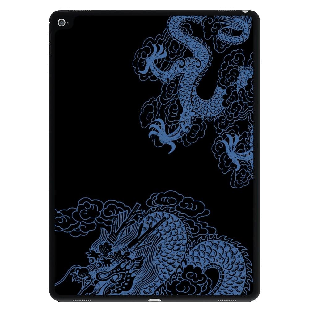 Dark Blue Dragon iPad Case