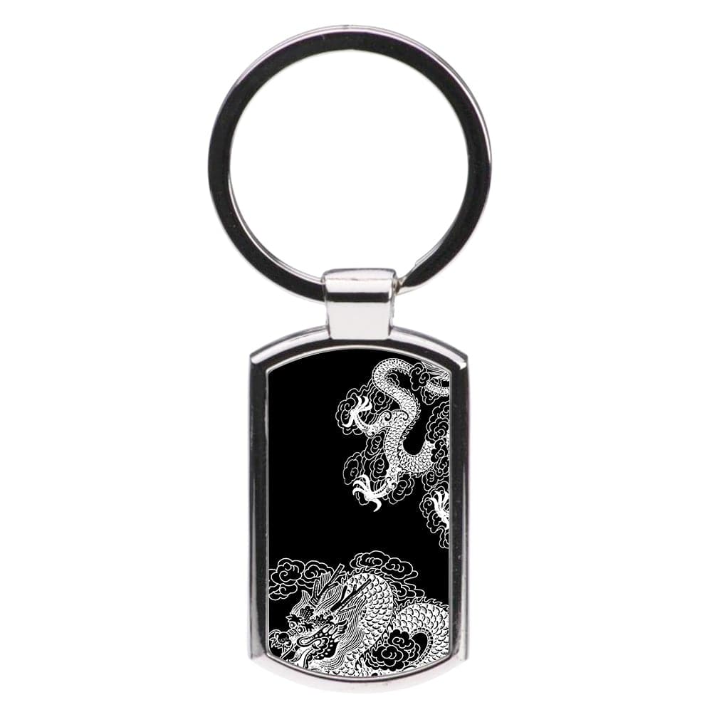 White Dragon Luxury Keyring