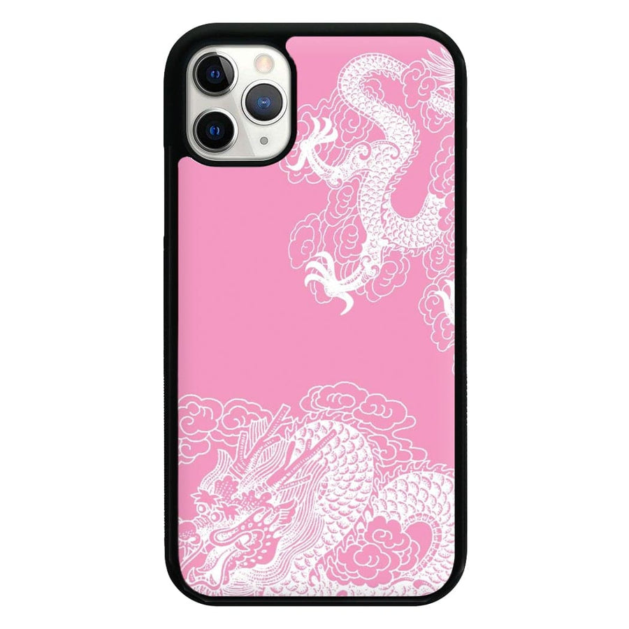 Pink Background Dragon Phone Case