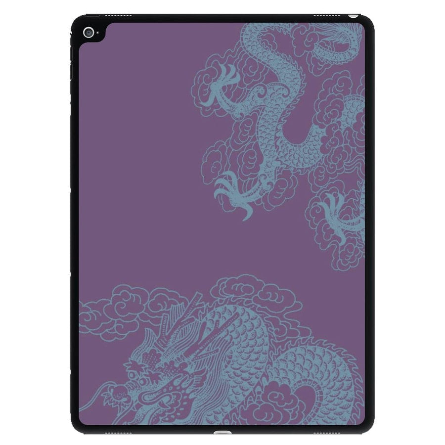 Pink Background Dragon iPad Case