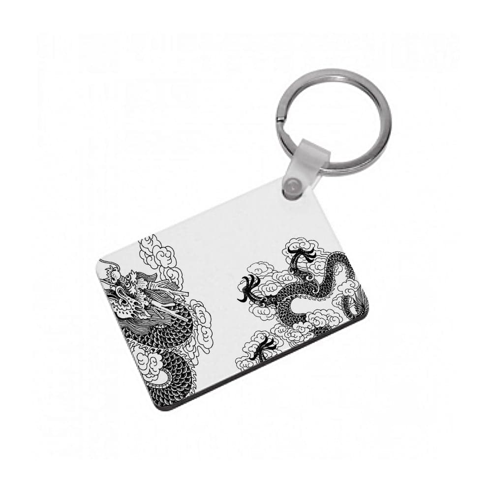 Black Dragon Keyring