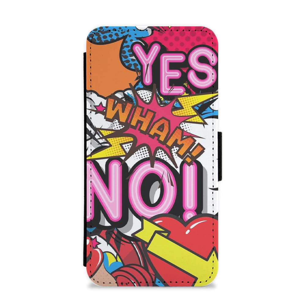 Pop Art Collage Flip / Wallet Phone Case