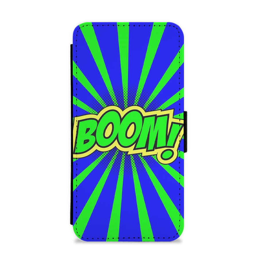 Boom - Pop Art Flip / Wallet Phone Case