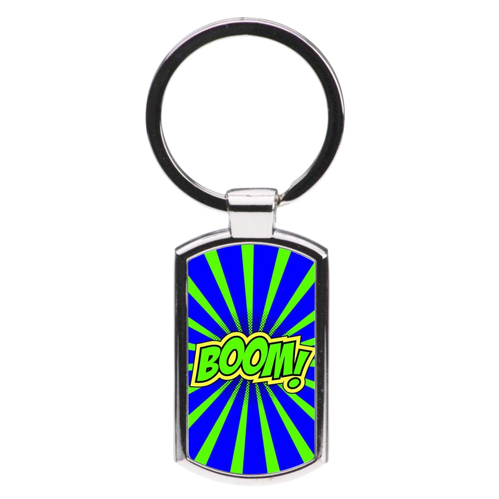 Boom - Pop Art Luxury Keyring