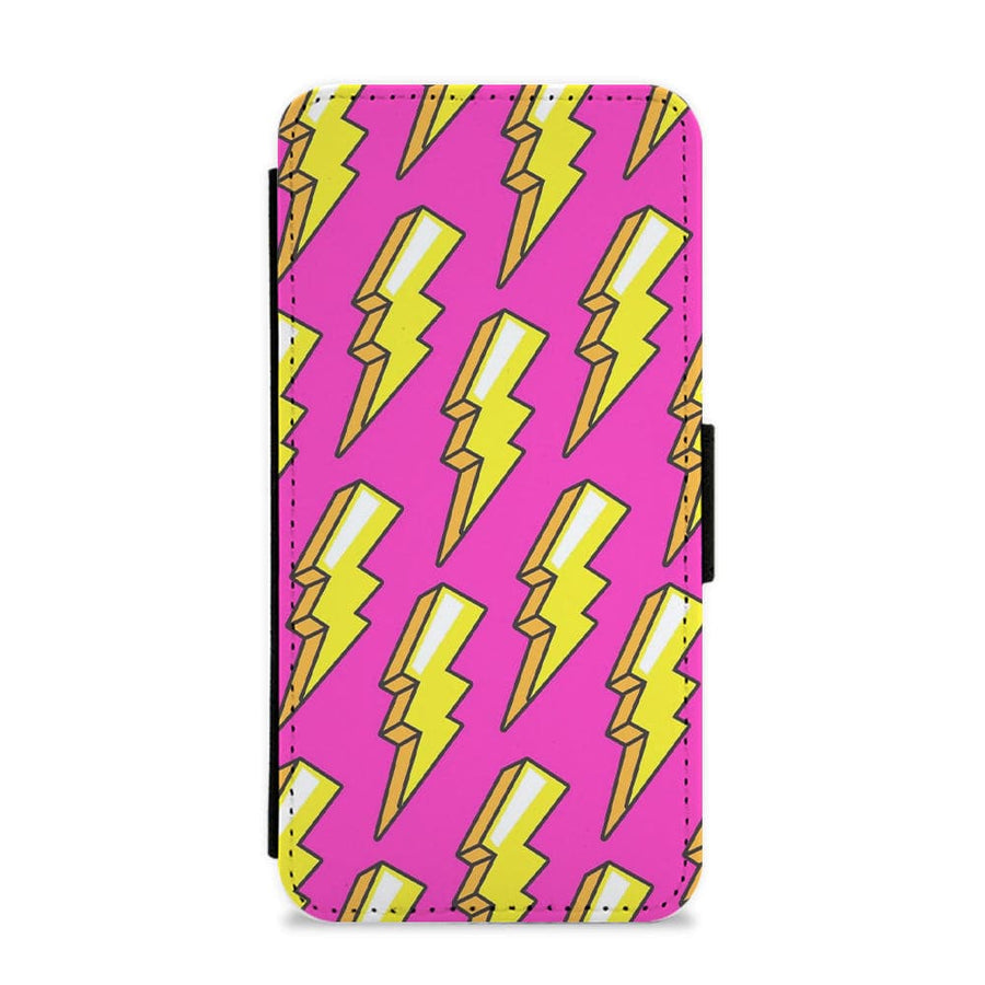 Pop Art Lightning Flip / Wallet Phone Case