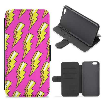 Pop Art Lightning Flip / Wallet Phone Case