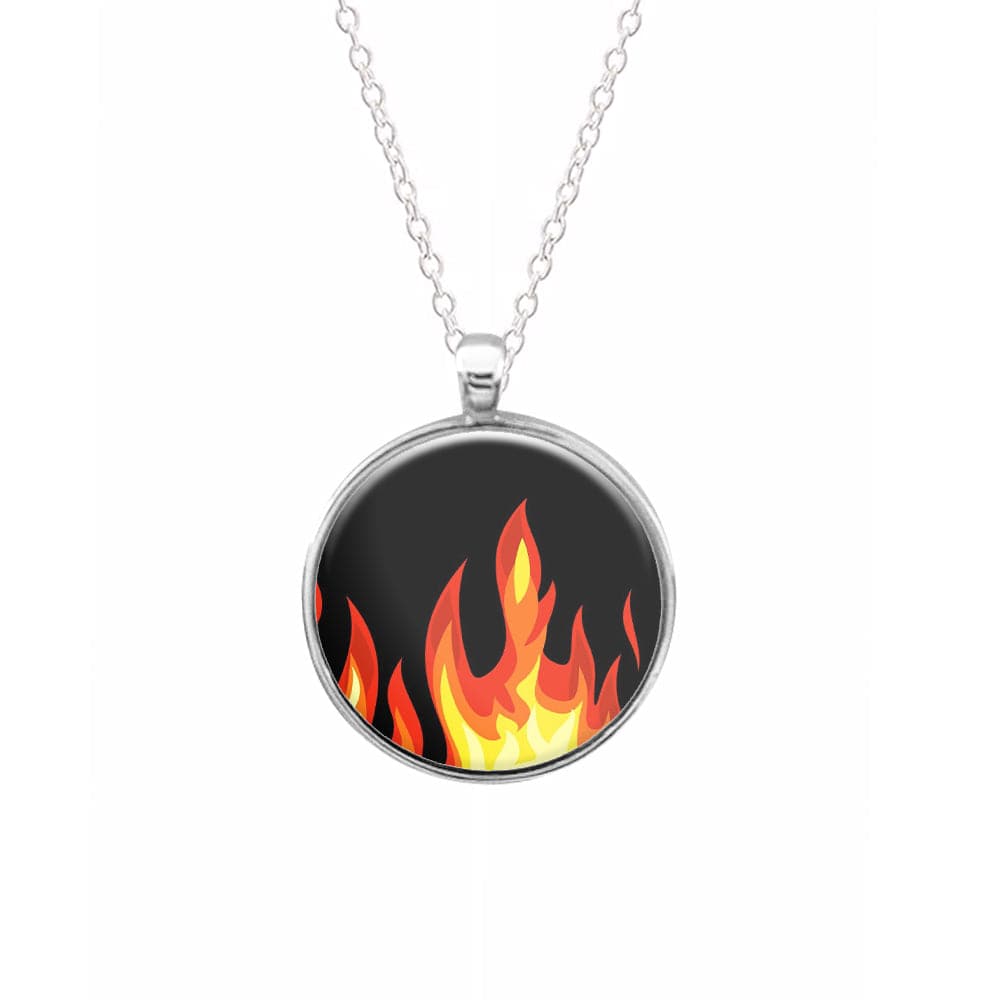 Black Flame  Necklace